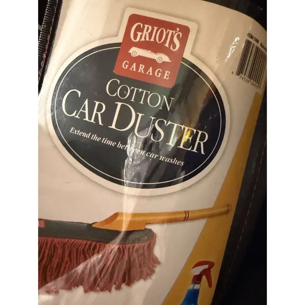 NWT Griots Garage Cotton Car Duster With Handled Carry Case #11408